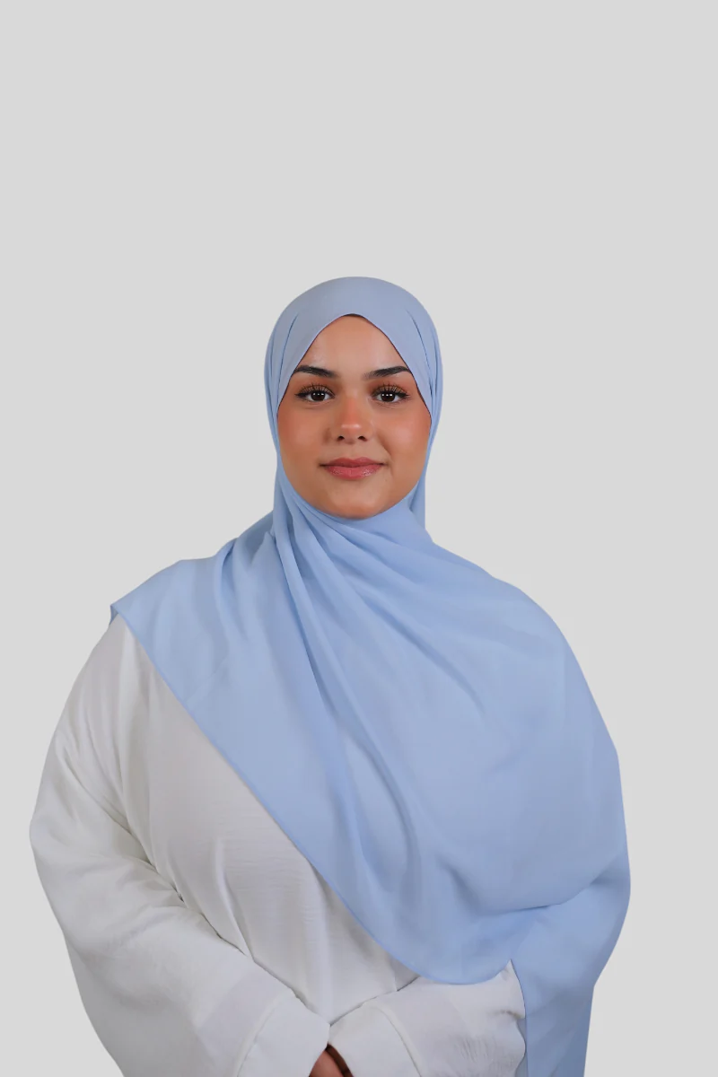 Rutschfester Premium Chiffon - Baby Blue (1) @ Lamaari
