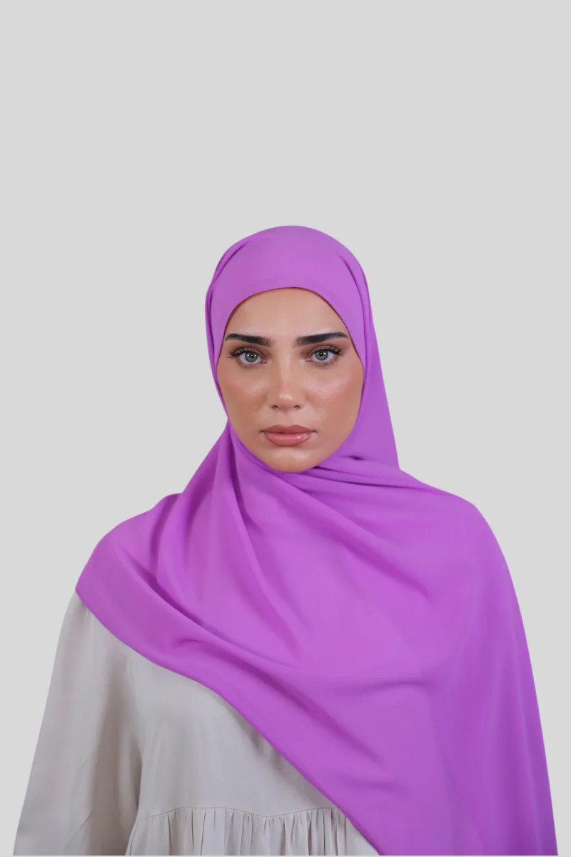 Rutschfester Premium Chiffon - Violett @ Lamaari